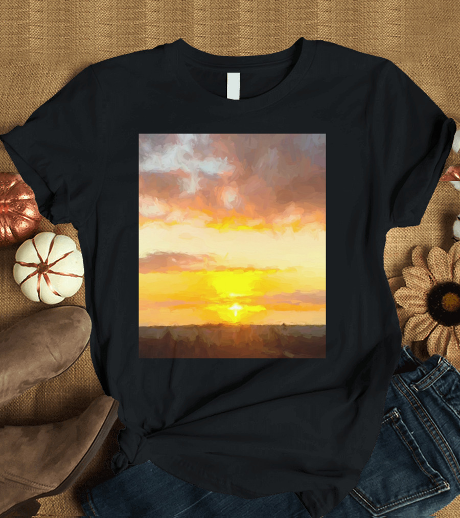Florida Sunset #2 By Ro Rich Golden Horizon T-Shirt