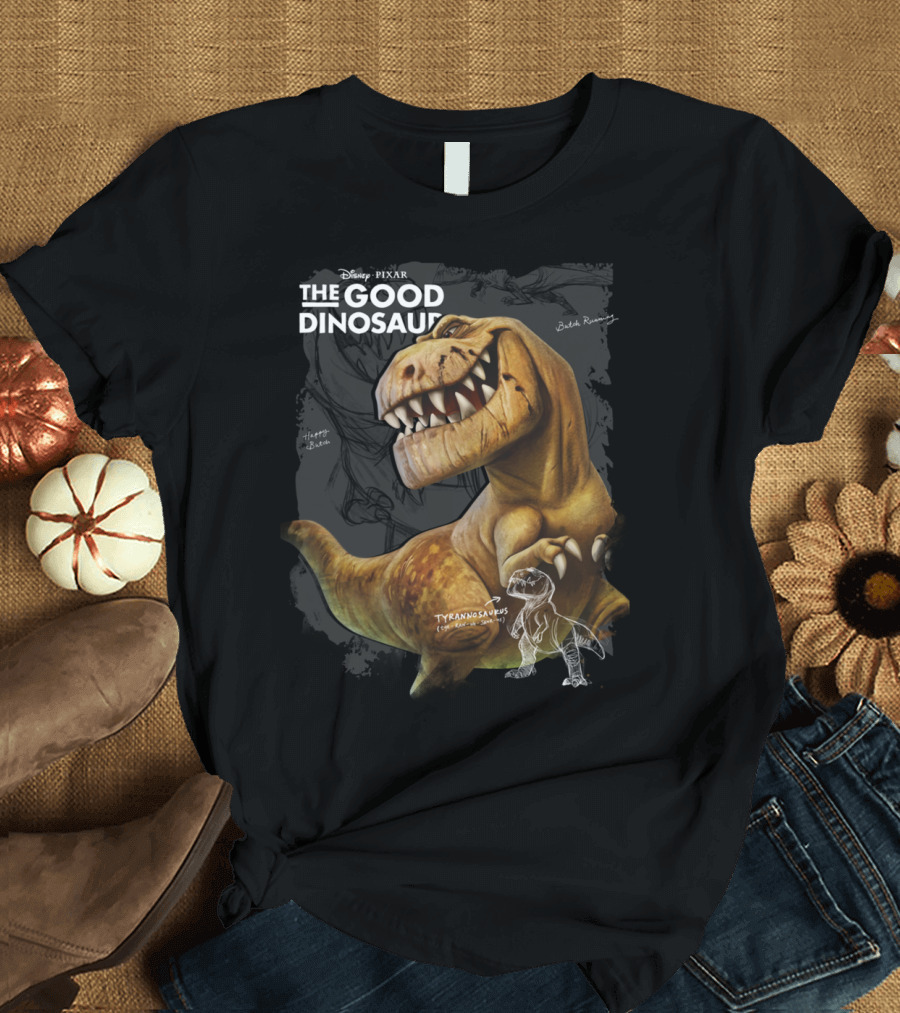 Disney Pixar The Good Dinosaur - Butch T-Rex Drawing and Sketch T-Shirt