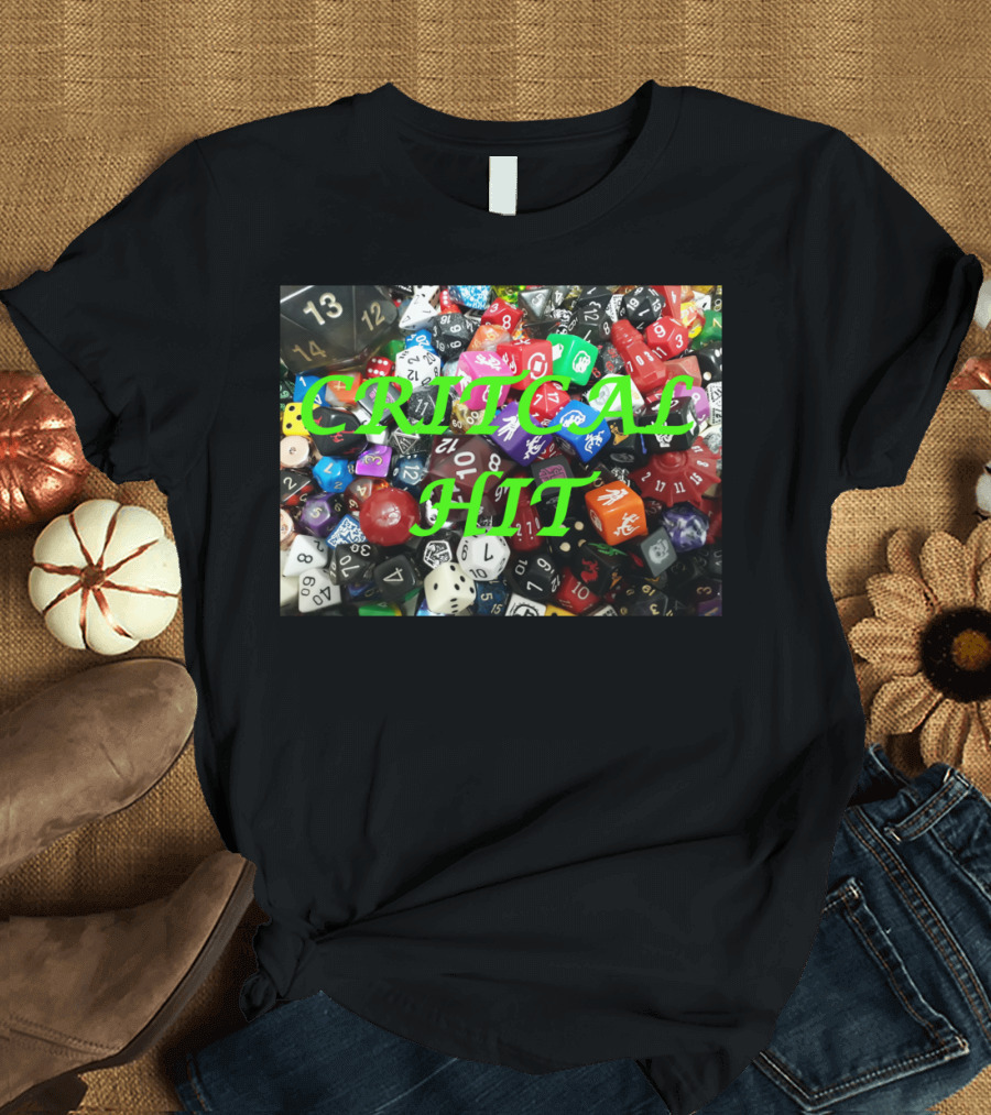 Critical Hit Dice Collection Gaming Enthusiasts T-Shirt