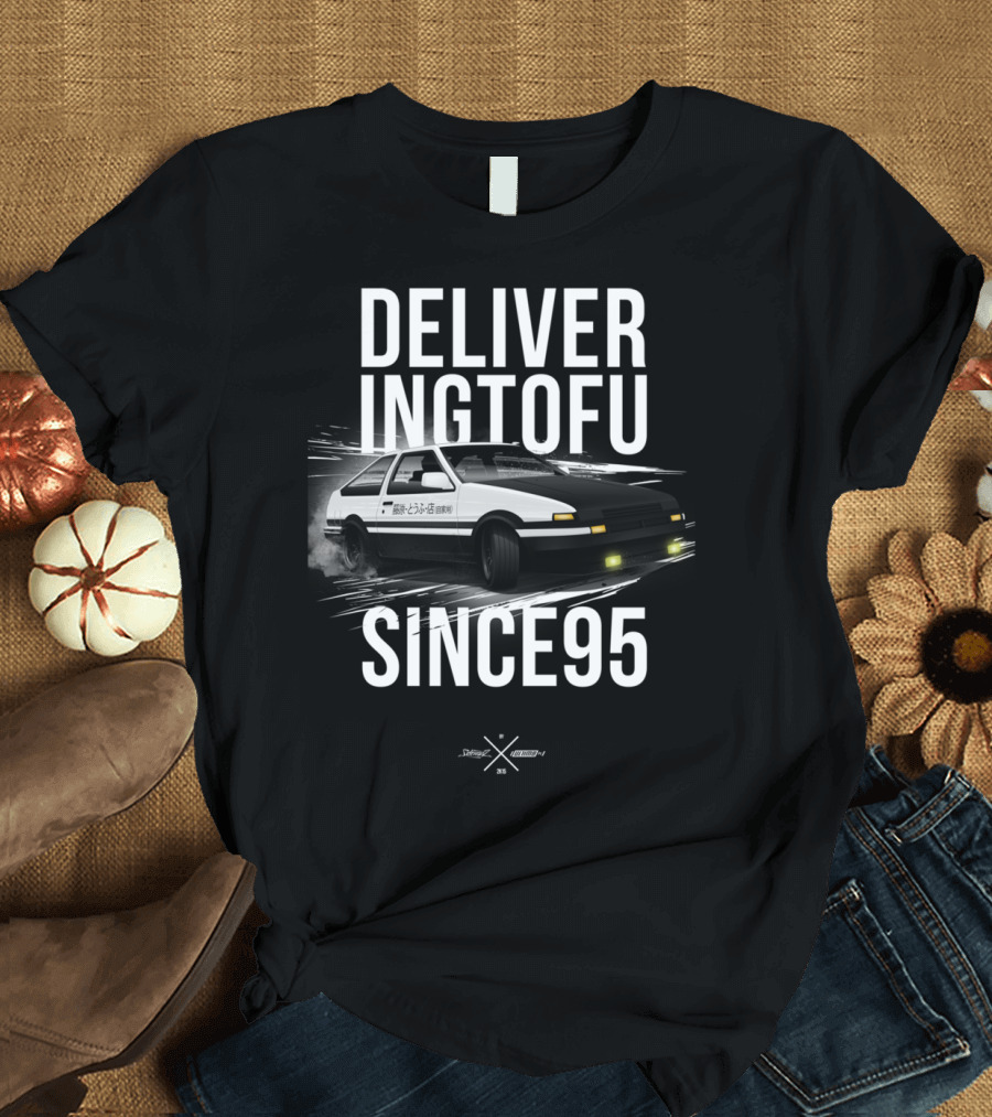 Delivering Tofu Since 95 AE86 Drift Initial D Fujiwara Tofu Shop T-Shirt