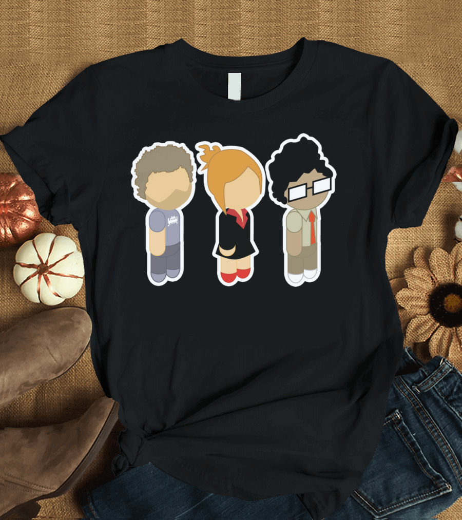 Chibi Roy Moss And Jen IT Crowd T-Shirt