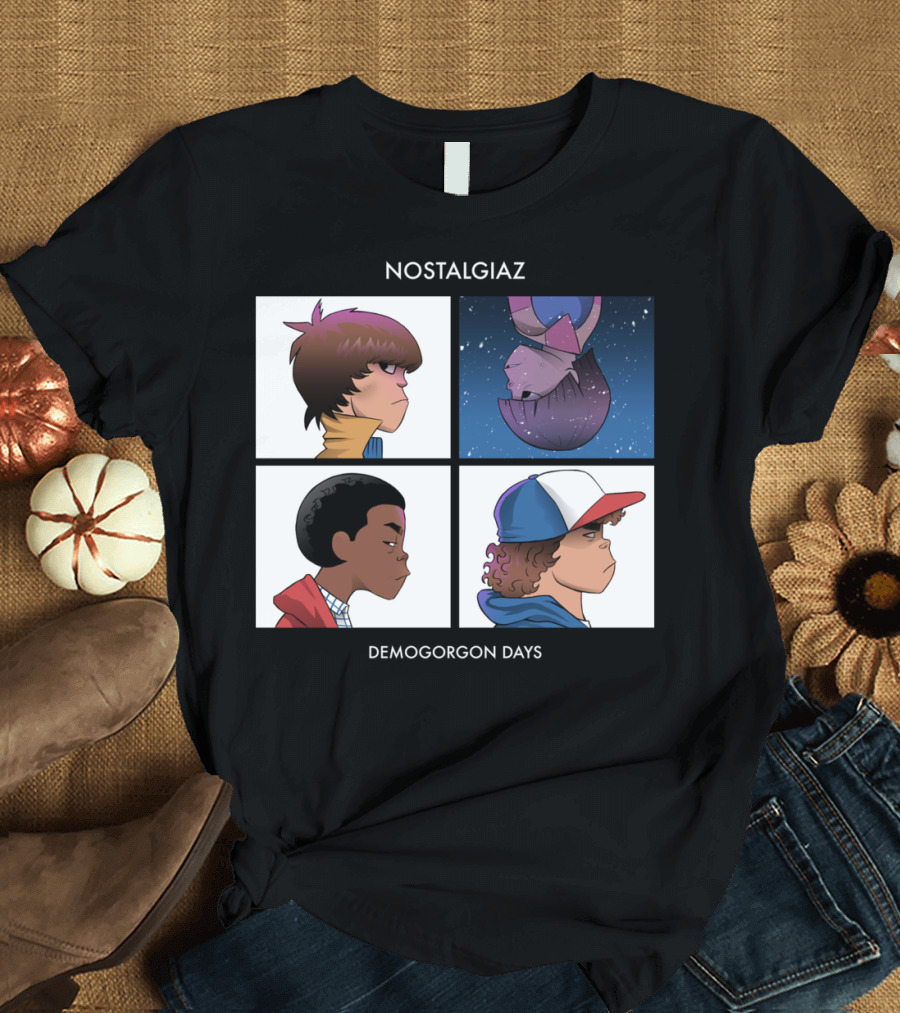 NOSTALGIAZ Demogorgon Days Cartoon Quartet T-Shirt