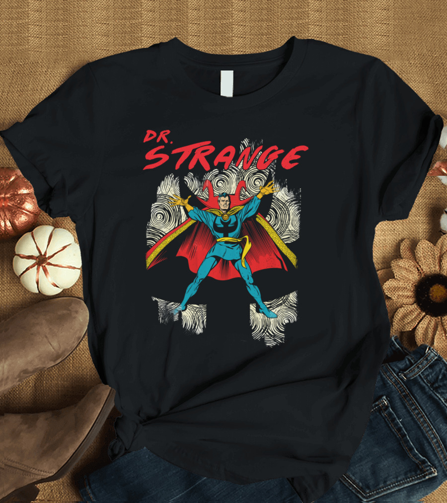 Doctor Strange Concentric Circles Retro Comic T-Shirt