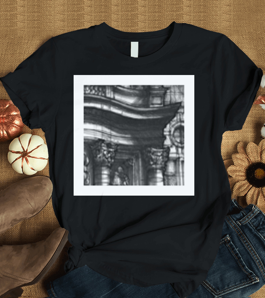 Baroque Architecture Detail at San Carlo Alle Quattro Fontane T-Shirt