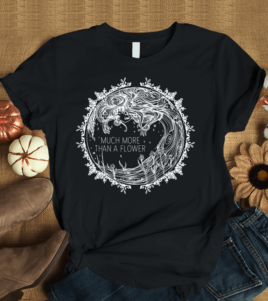 Much More Than a Flower Forest Nymph Circle T-Shirt