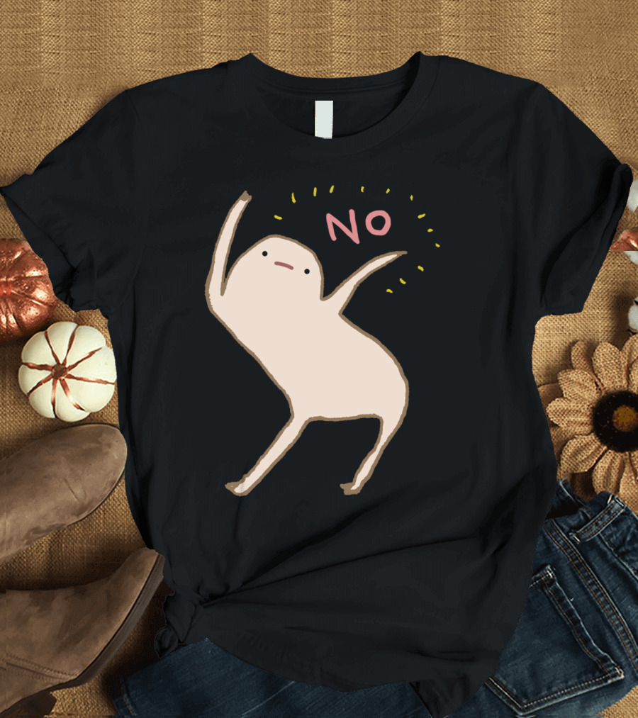 Honest Blob No Dancing Posed Character T-Shirt