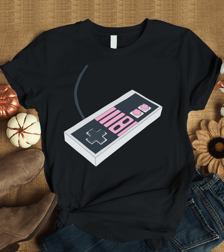 NES Controller 8-Bit Retro Gaming Nostalgia T-Shirt