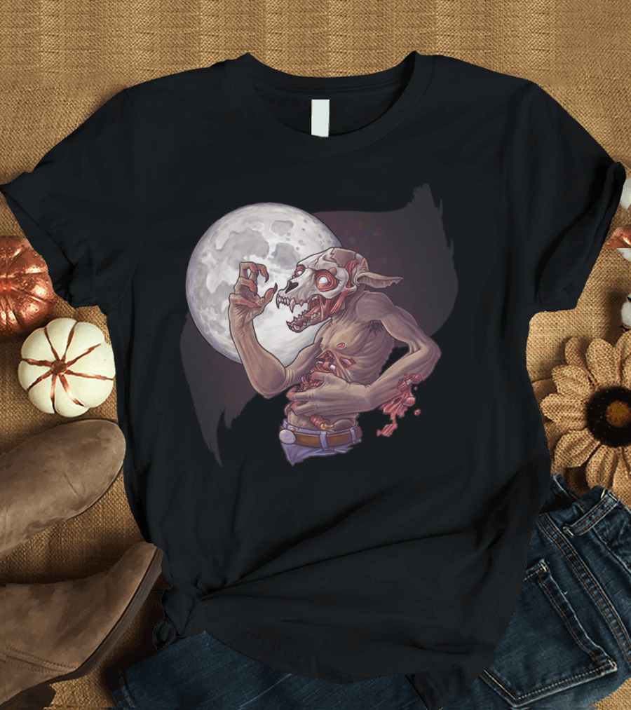 Neverending Curse Werewolf Under Full Moon T-Shirt