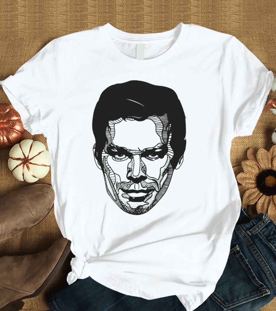 Dexter Morgan Face Outline Dark T-Shirt