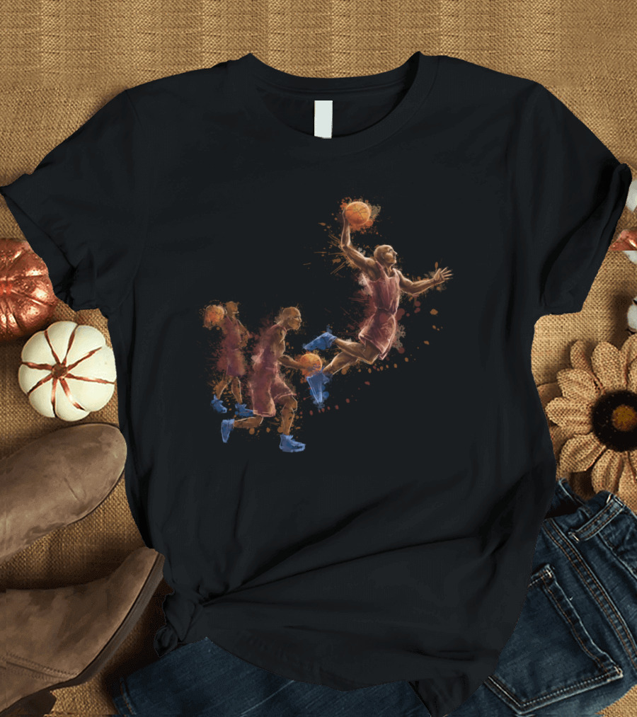 Basketball Dunk Sequence Movement T-Shirt
