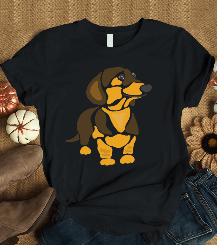 Cool Funny Funky Dachshund Dog T-Shirt