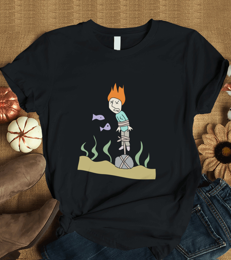 Die Lois Die Bound Underwater with Fish and Seaweed T-Shirt