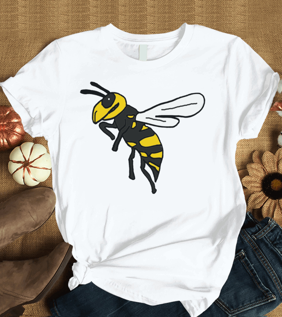 Cool Funny Yellow Jacket Cartoon Bee T-Shirt