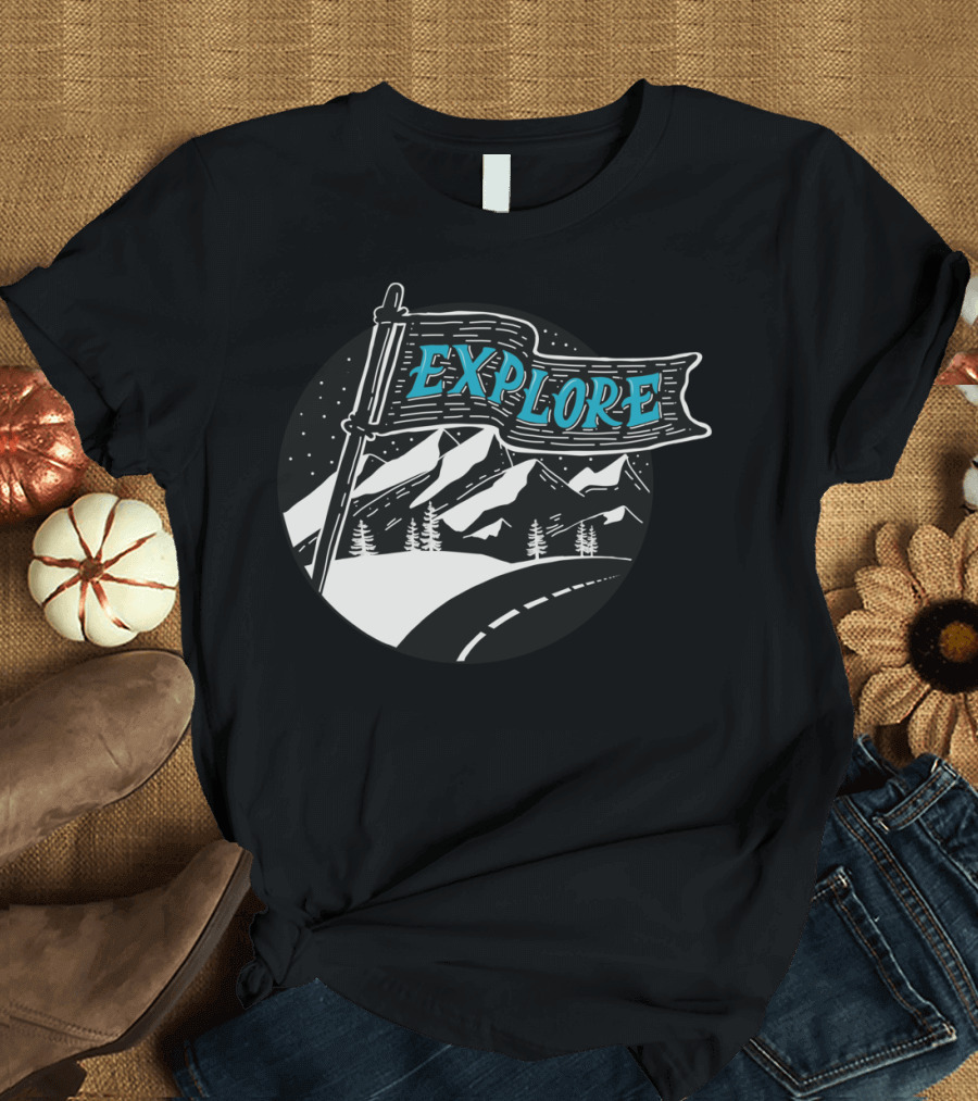 Explore Scenic Mountain Roads T-Shirt