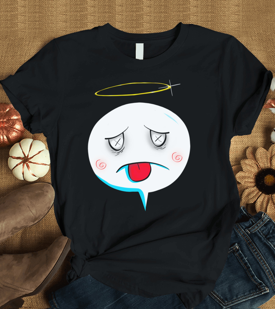 Angel Outside Halo Emoji Expression T-Shirt