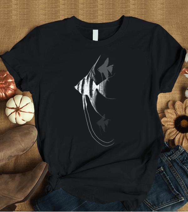 T-Shirt: Angelfish Trio Swimming T-Shirt Angelfish Trio Swimming T-Shirt