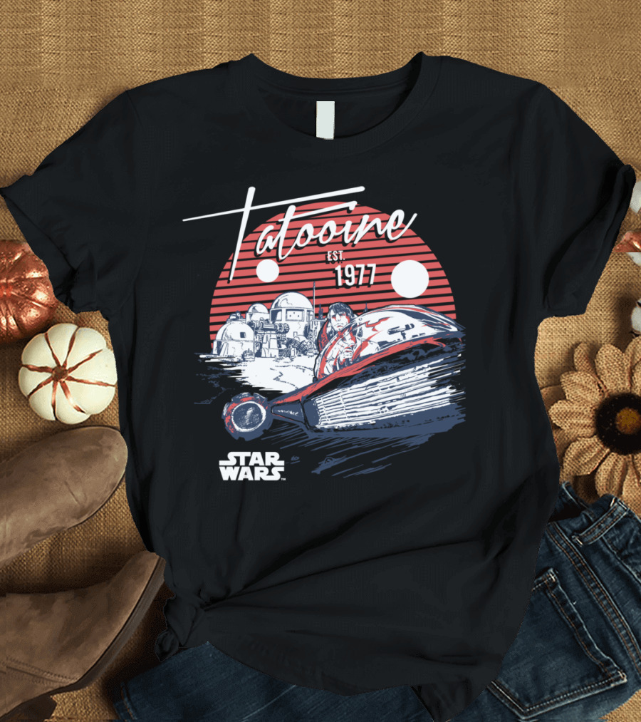 Star Wars Tatooine Est. 1977 Sunspeed Journey T-Shirt
