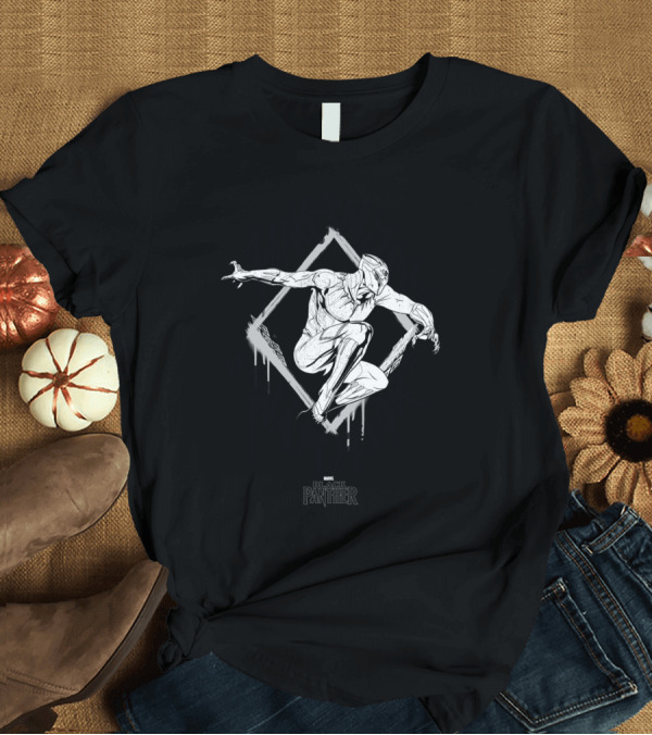 T-Shirt: Wakandan Warrior Marvel Black Panther T-Shirt Wakandan Warrior Marvel Black Panther T-Shirt