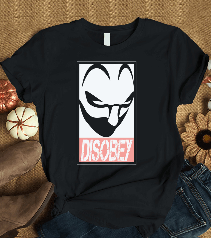 Disobey Anonymous Guy Fawkes Mask T-Shirt