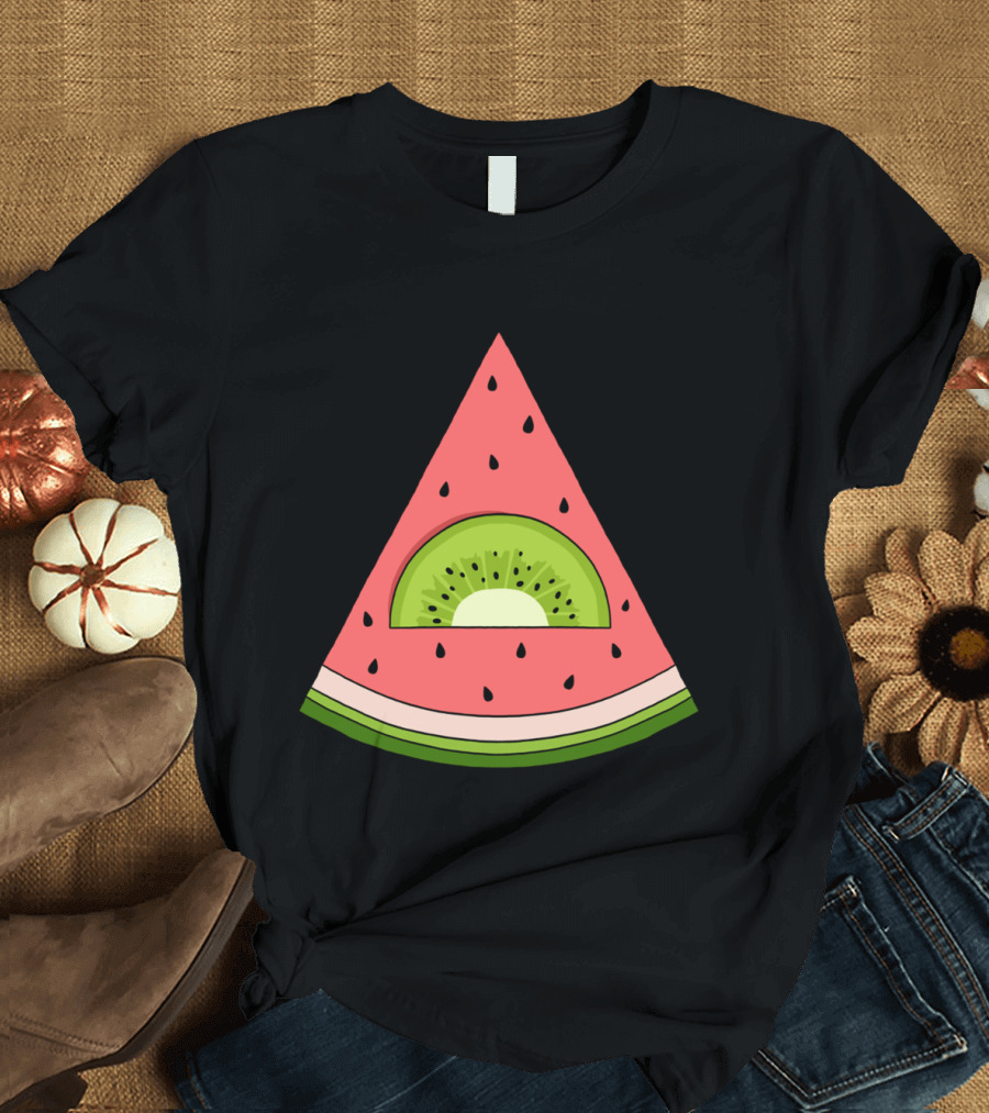 Watermelon X Kiwi Slice Fusion T-Shirt