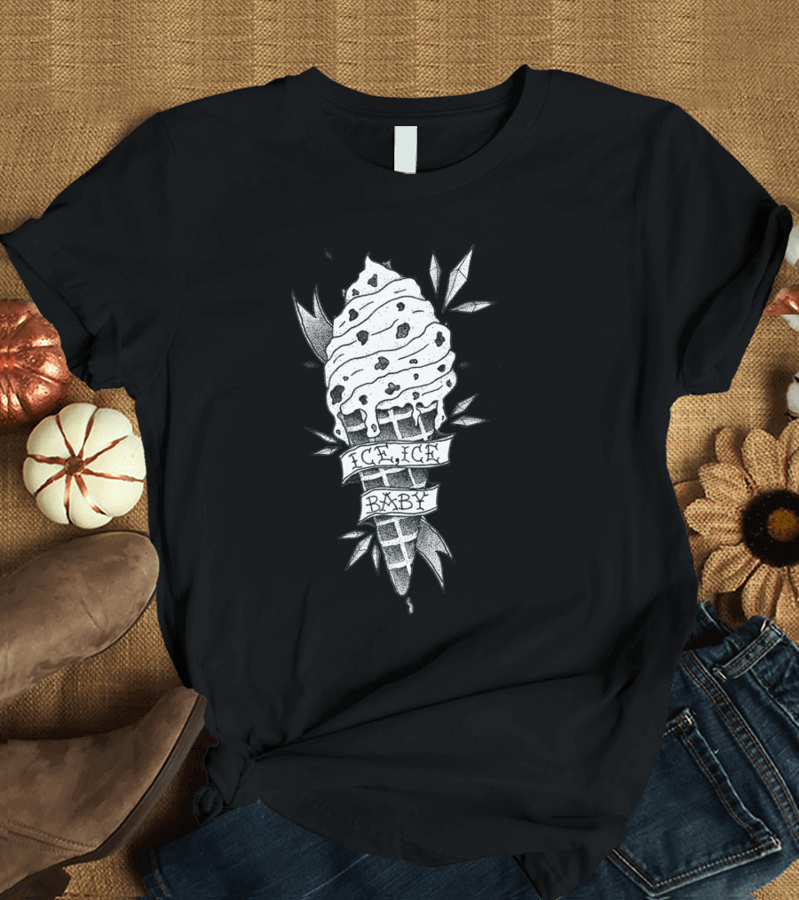 Ice Ice Baby Candy Cone Tattoo T-Shirt