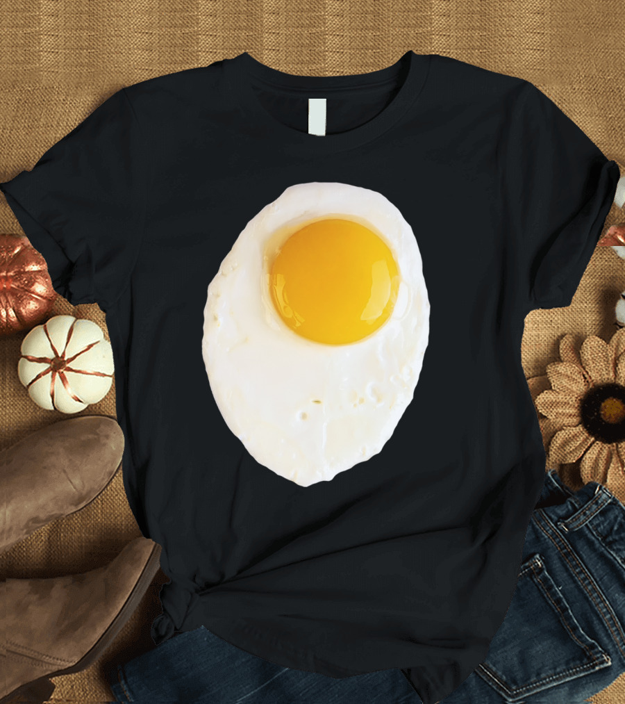 Fried Egg Aesthetic Egg Yolk T-Shirt