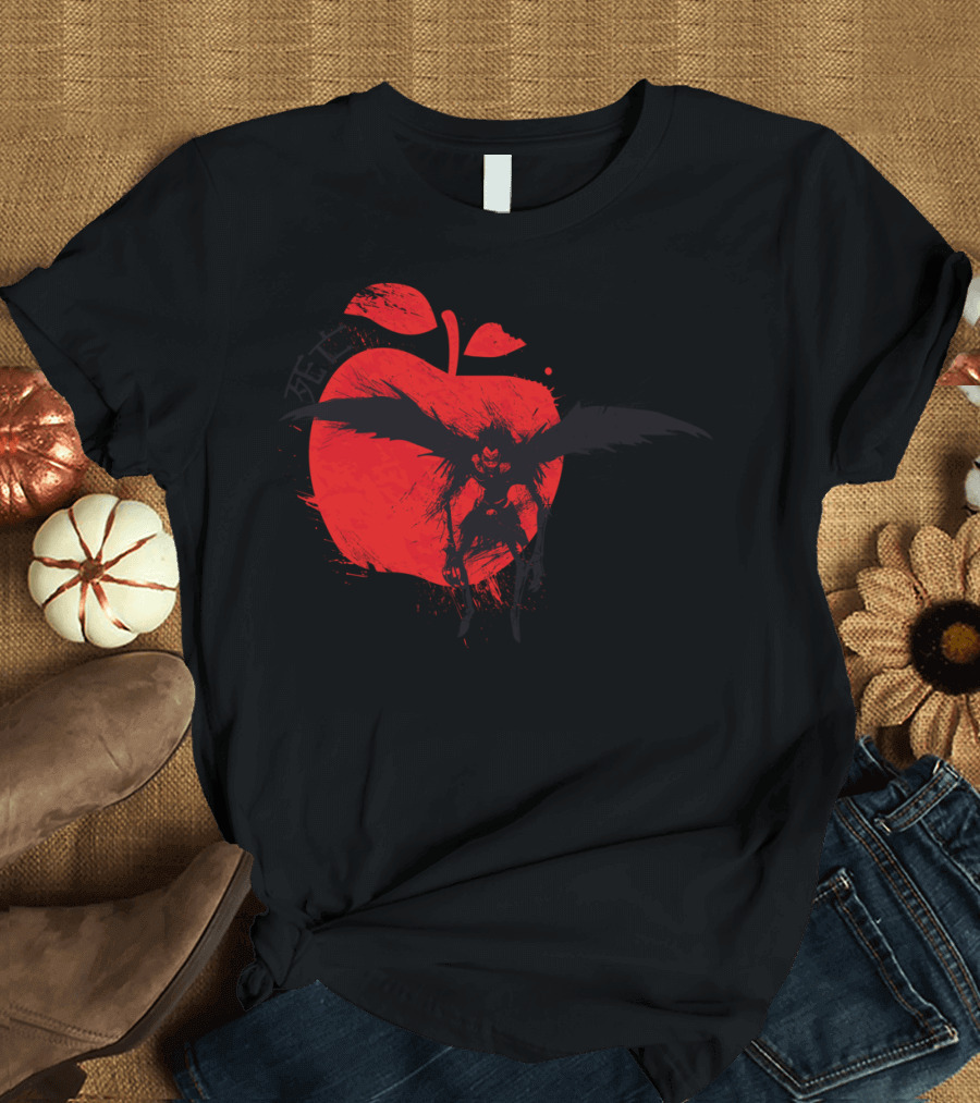 Death Note Ryuk Red Apple T-Shirt