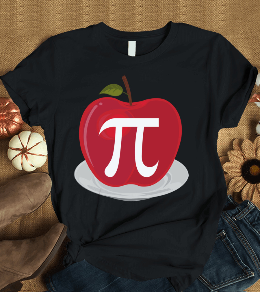 Apple Pi on Plate T-Shirt
