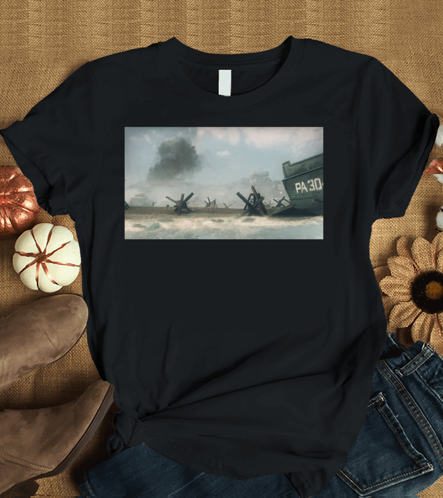 PA30 Beach Landing Scene T-Shirt