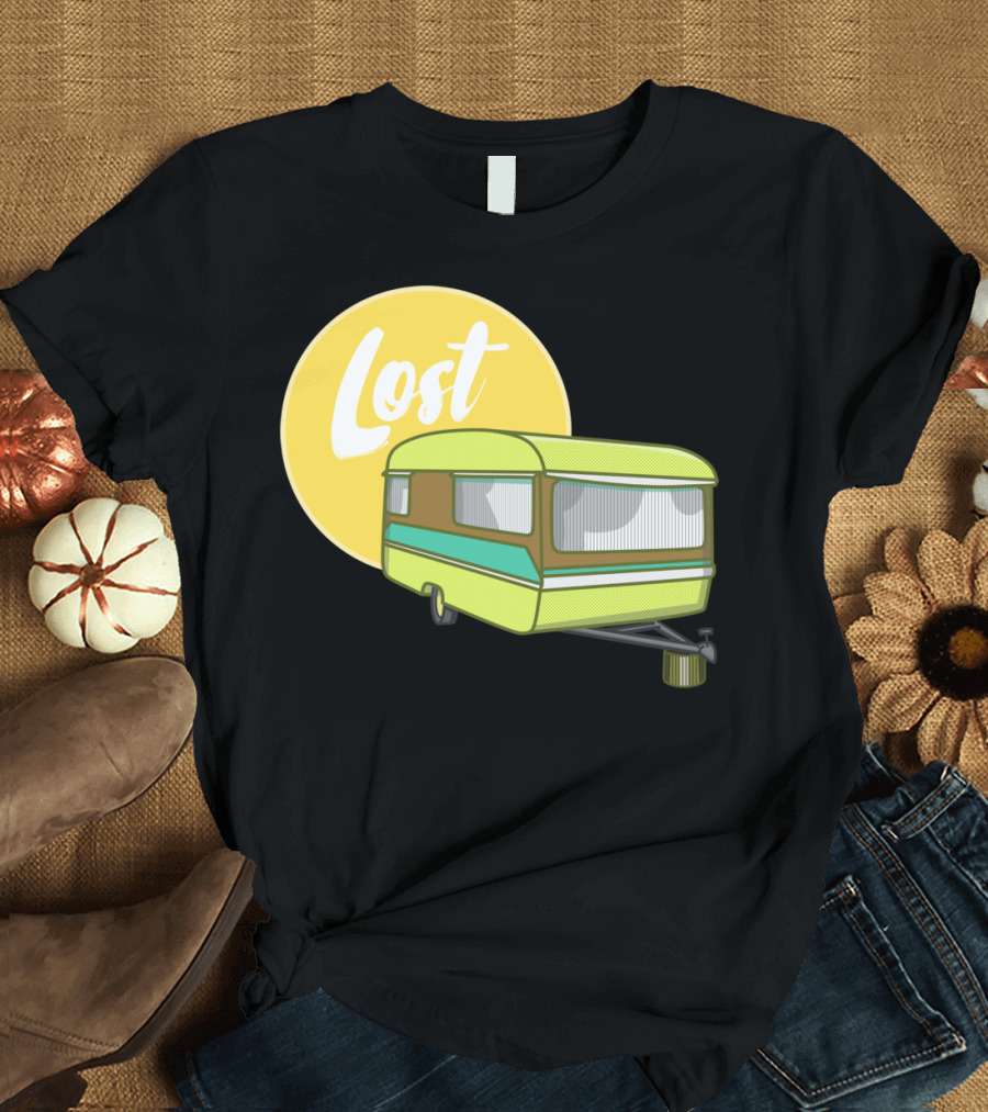 Lost Caravan with Yellow Moon T-Shirt