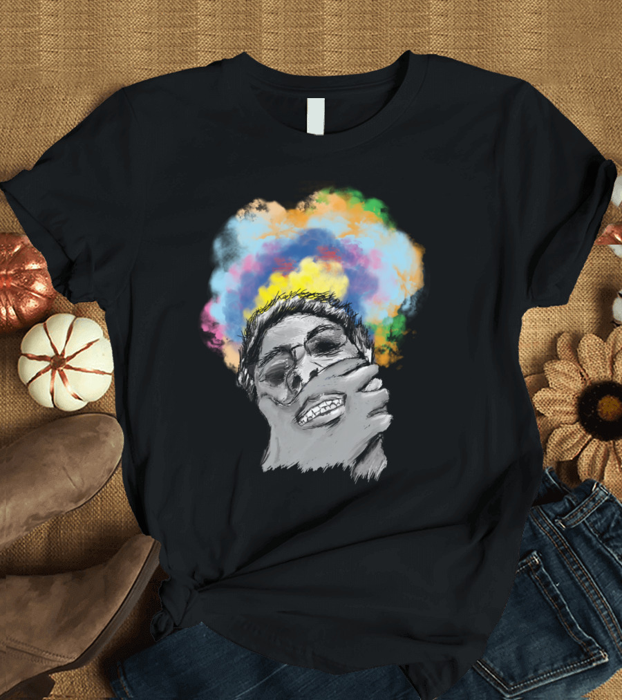 Creative Mind Blown Expression of Colorful Thoughts T-Shirt