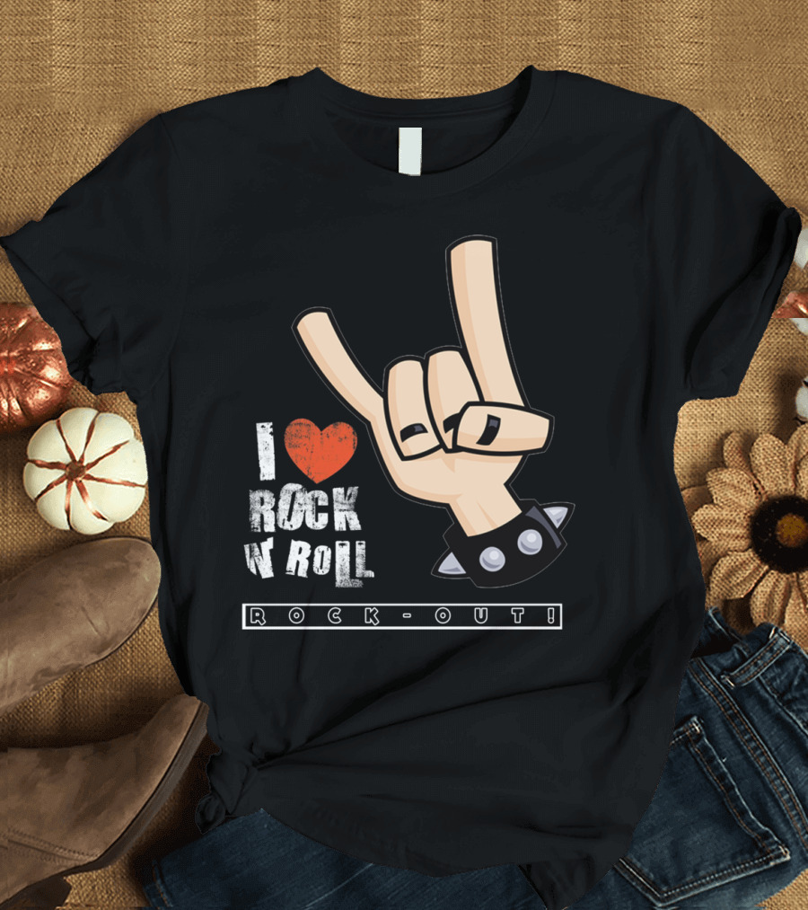 I Love Rock N Roll Rock Out T-Shirt
