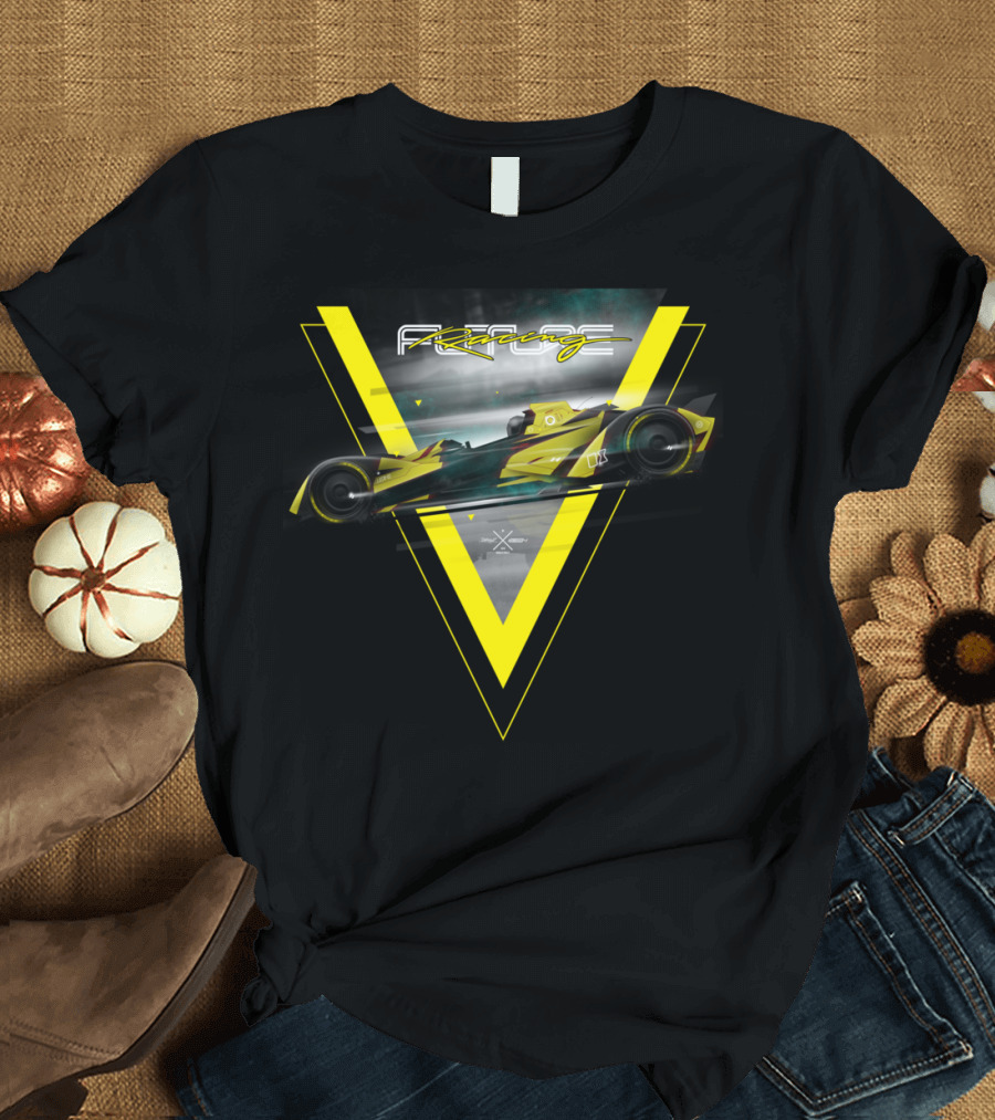 Racing Futuristic Car Speed Triangle T-Shirt