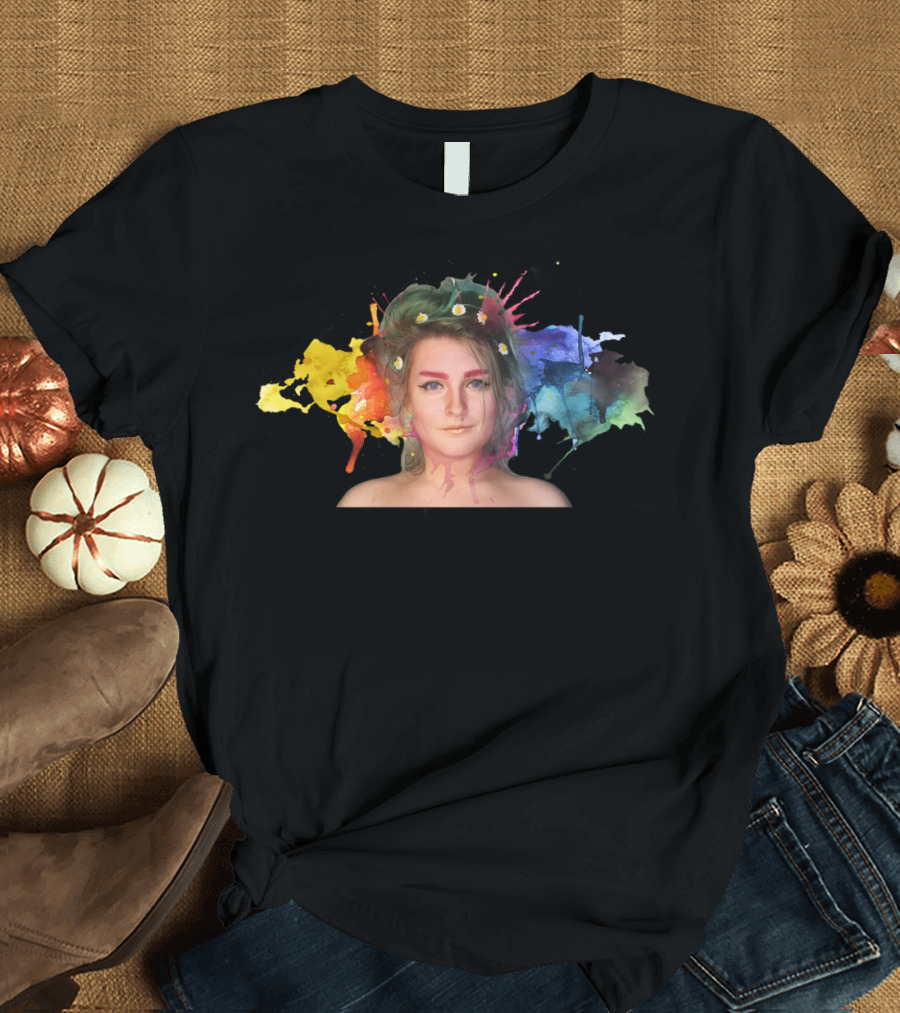 Nikkibruises Colorful Paint Splatter T-Shirt