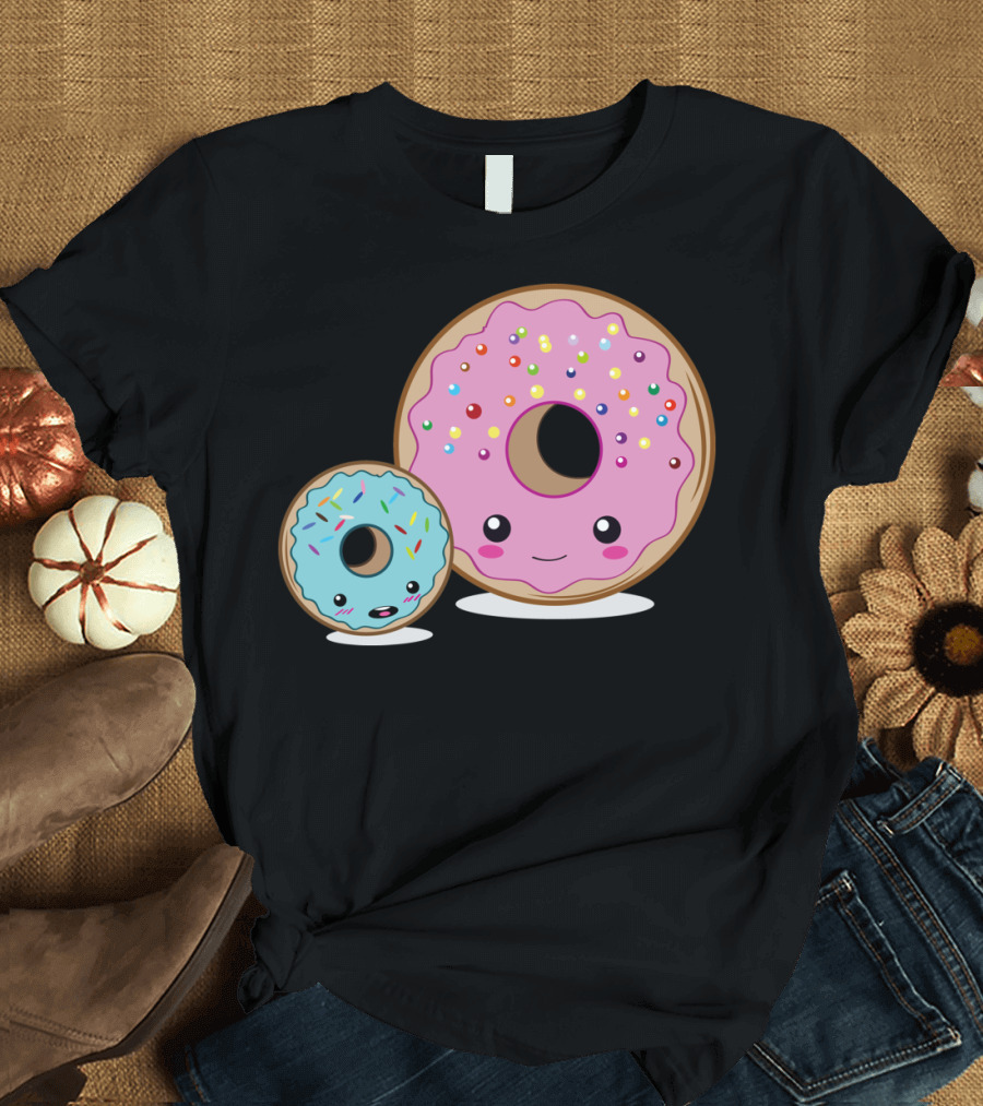 Kawaii Donut Friends with Pastel Sprinkles T-Shirt
