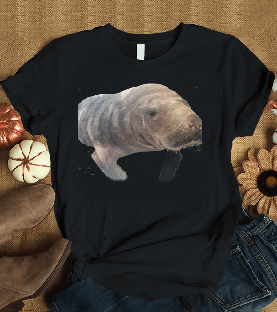 Gentle Giant Manatee Painting T-Shirt