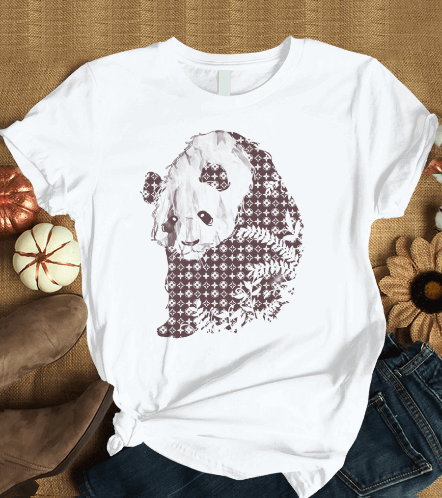 Brand New Panda Patterned T-Shirt