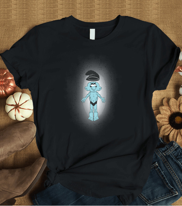 T-Shirt: Dr. Manhattan Smurf Blue Watchmen T-Shirt Dr. Manhattan Smurf Blue Watchmen T-Shirt