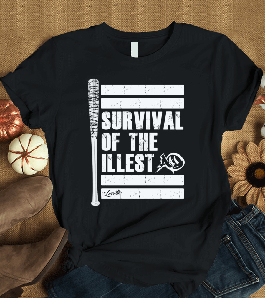 Lucille Survival of the Illest Baseball Bat T-Shirt