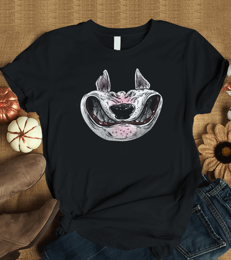 Fight Addiction Wild Dog Visage T-Shirt