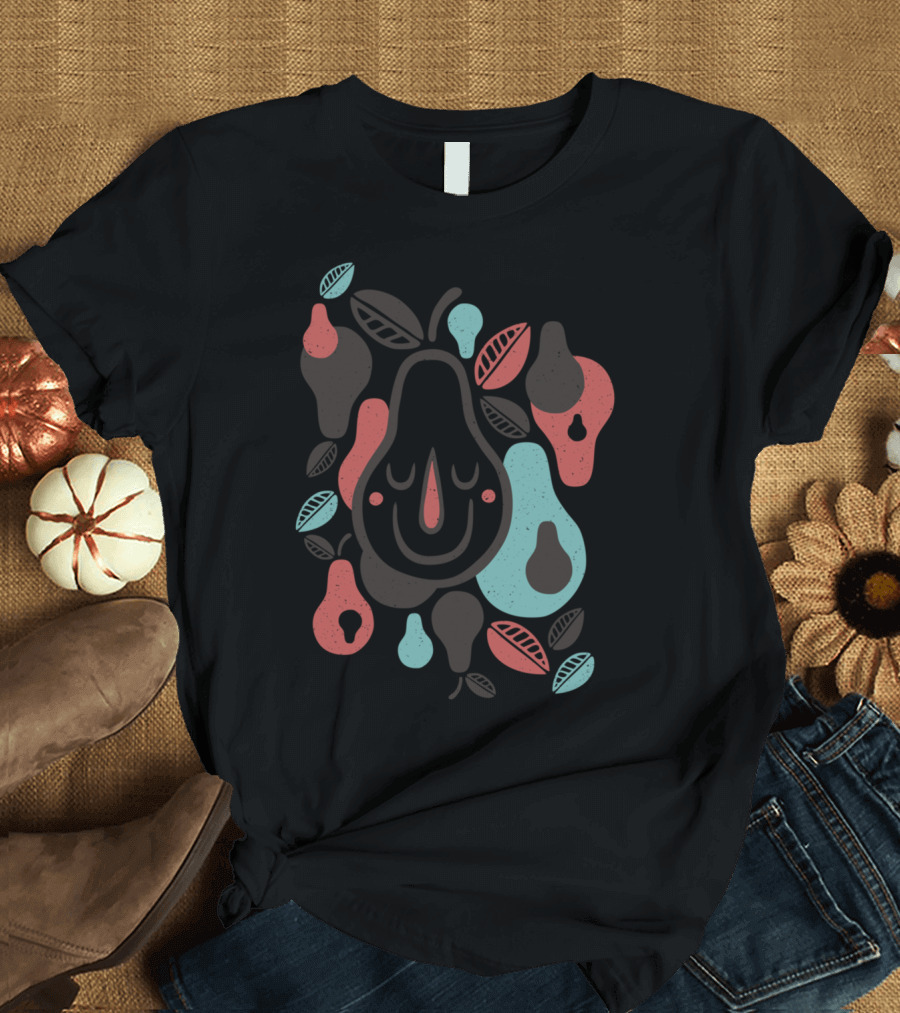 Pears With Multicolored Leaves and Fruit T-Shirt