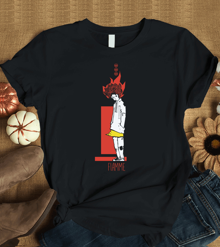 Guru Flamme Fire Afro Flames T-Shirt