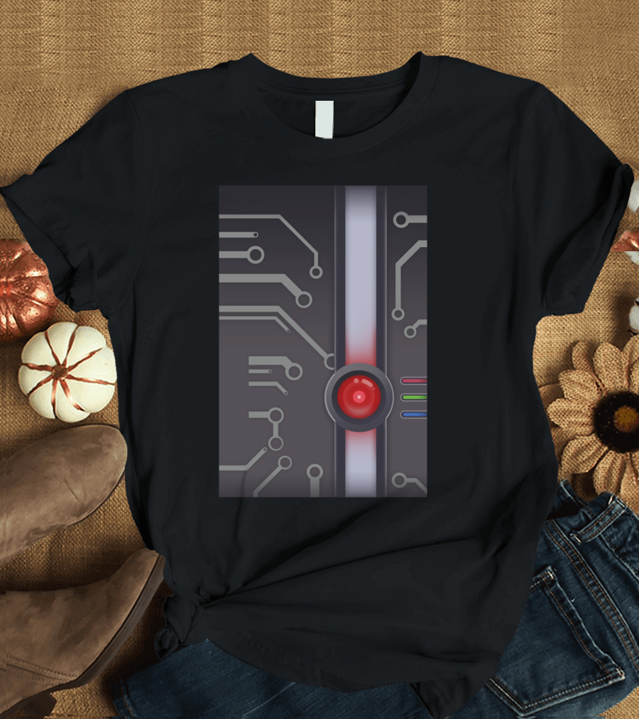 Mysterious Yet Default HAL 9000 Circuitry T-Shirt