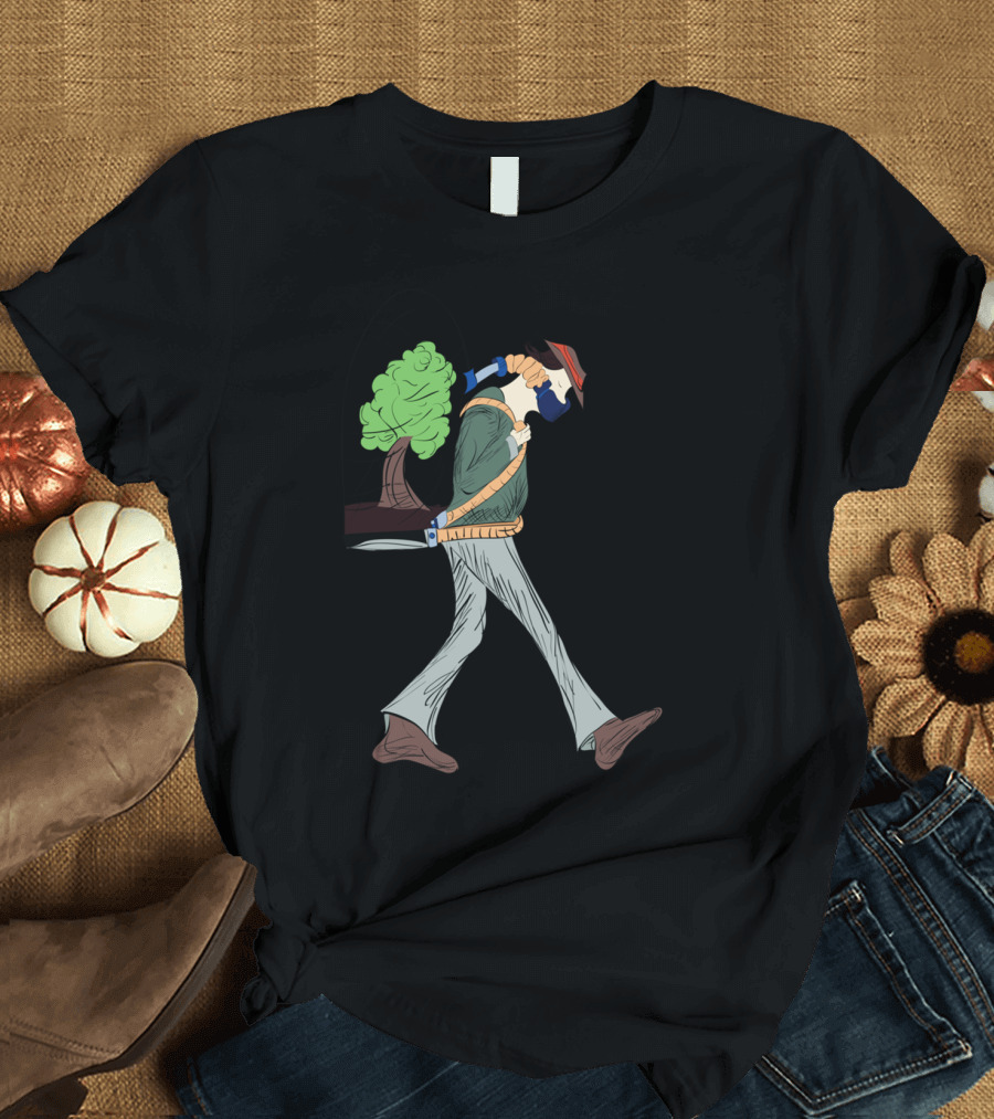 Pedestrian With Purified Air Backpack Tree T-Shirt