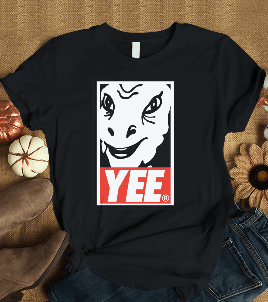OBYEE OBEY TO YEE Dinosaur Face YEE T-Shirt