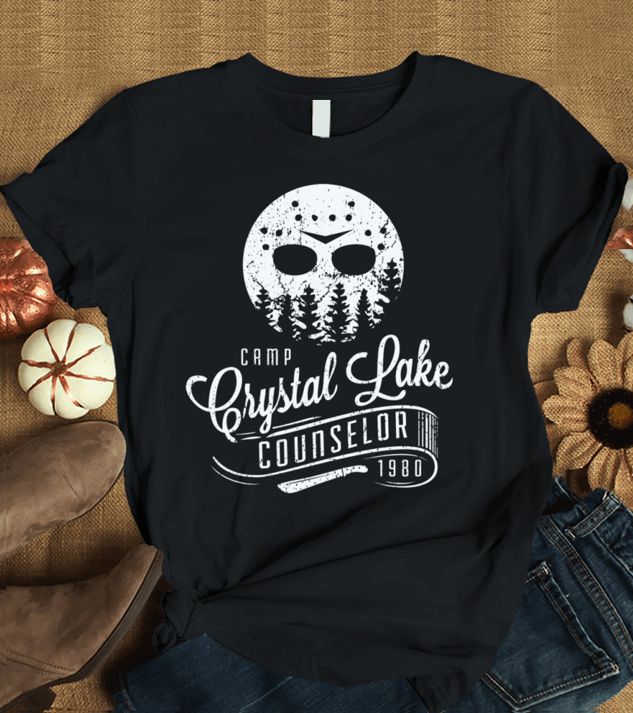 Camp Crystal Lake Counselor 1980 Hockey Mask T-Shirt