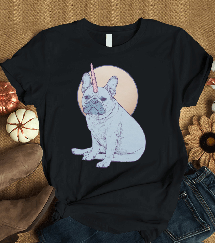 French Bulldog Unicorn Mythical Creature T-Shirt