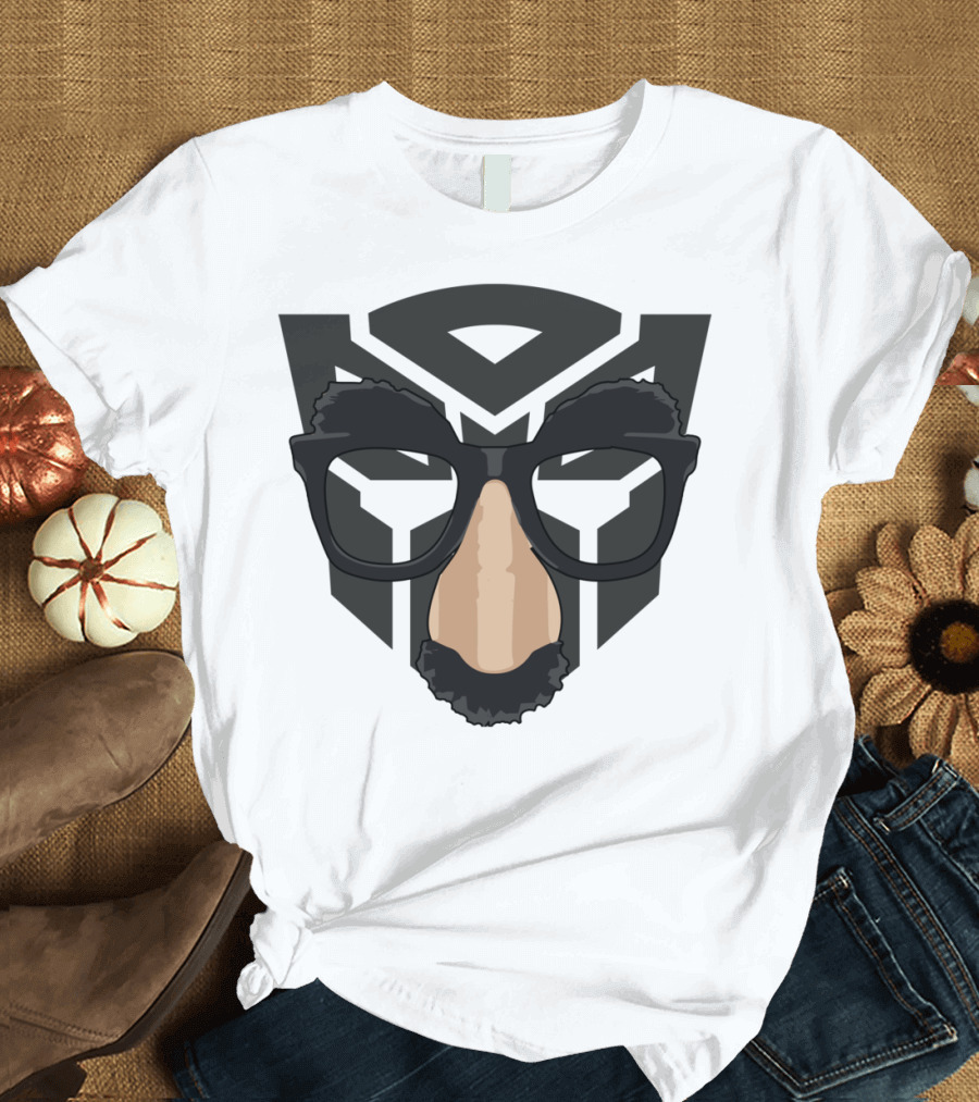 Robot In Disguise Autobot Groucho Glasses T-Shirt