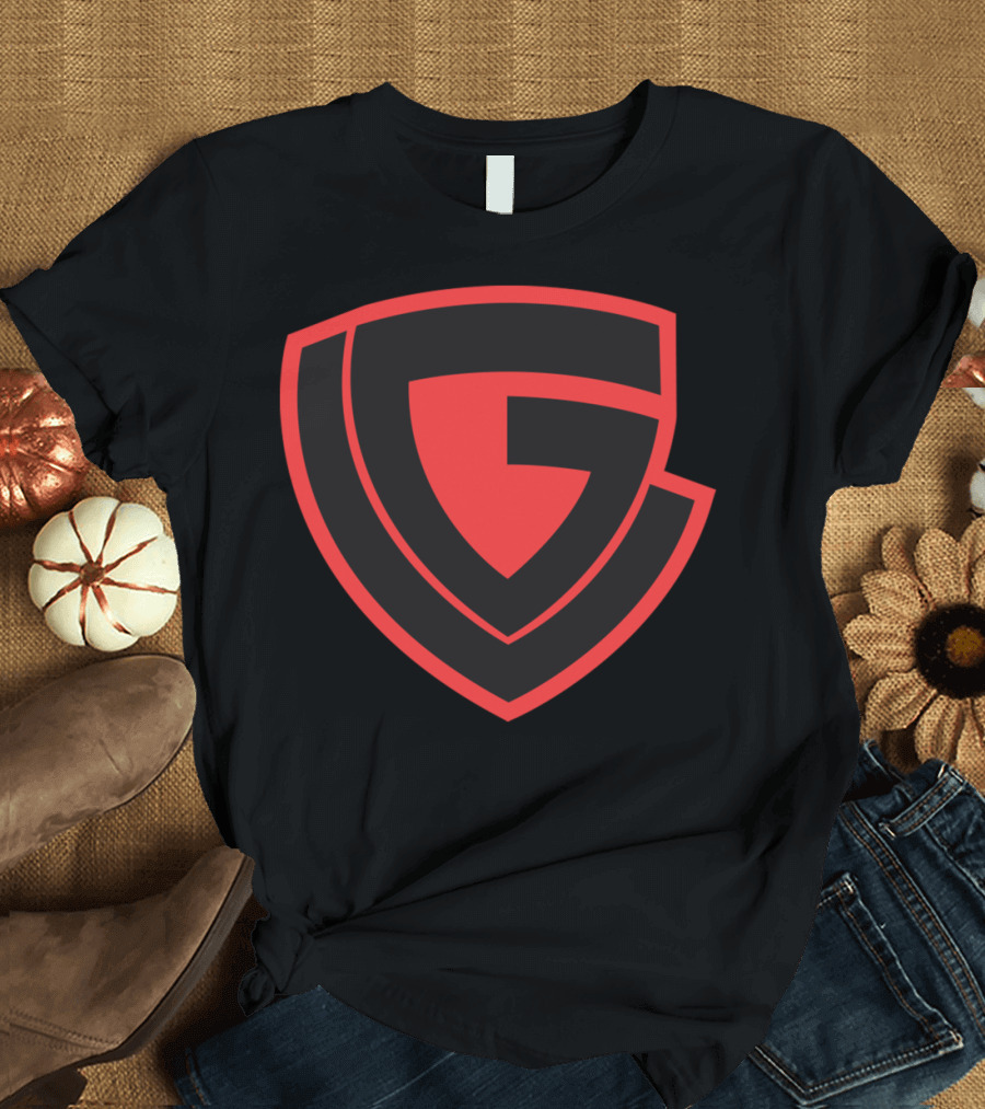 LUXE Merch Gamer Shield Emblem T-Shirt