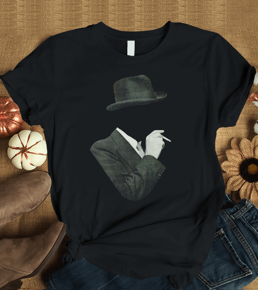Floating Fedora Smoking Suit Aura T-Shirt